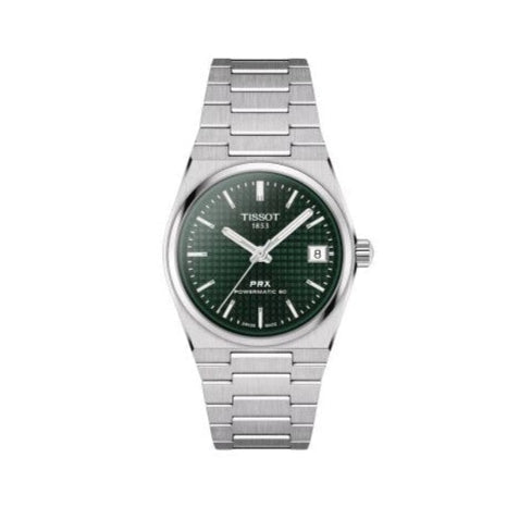  Shop Authentic Tissot PRX Powermatic 80 Green Dial Silver Steel Strap Watch for Men - T137.207.11.091.00 - Luxxuri