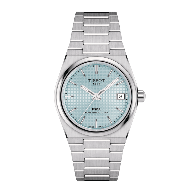 Shop Authentic Tissot PRX Powermatic 80 Ice Blue Dial Silver Steel Strap Watch for Men - T137.207.11.351.00 - Luxxuri