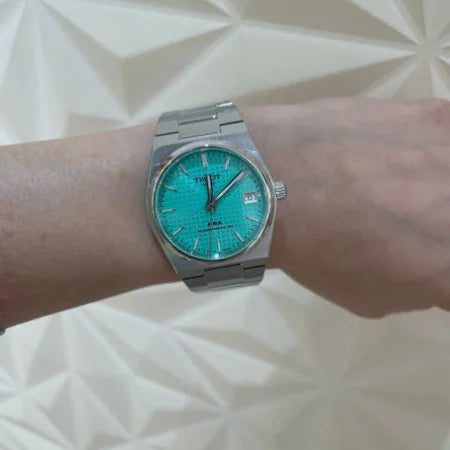  Shop Authentic Tissot PRX Powermatic 80 Light Green Dial Silver Steel Strap Watch for Men - T137.207.11.091.01 - Luxxuri