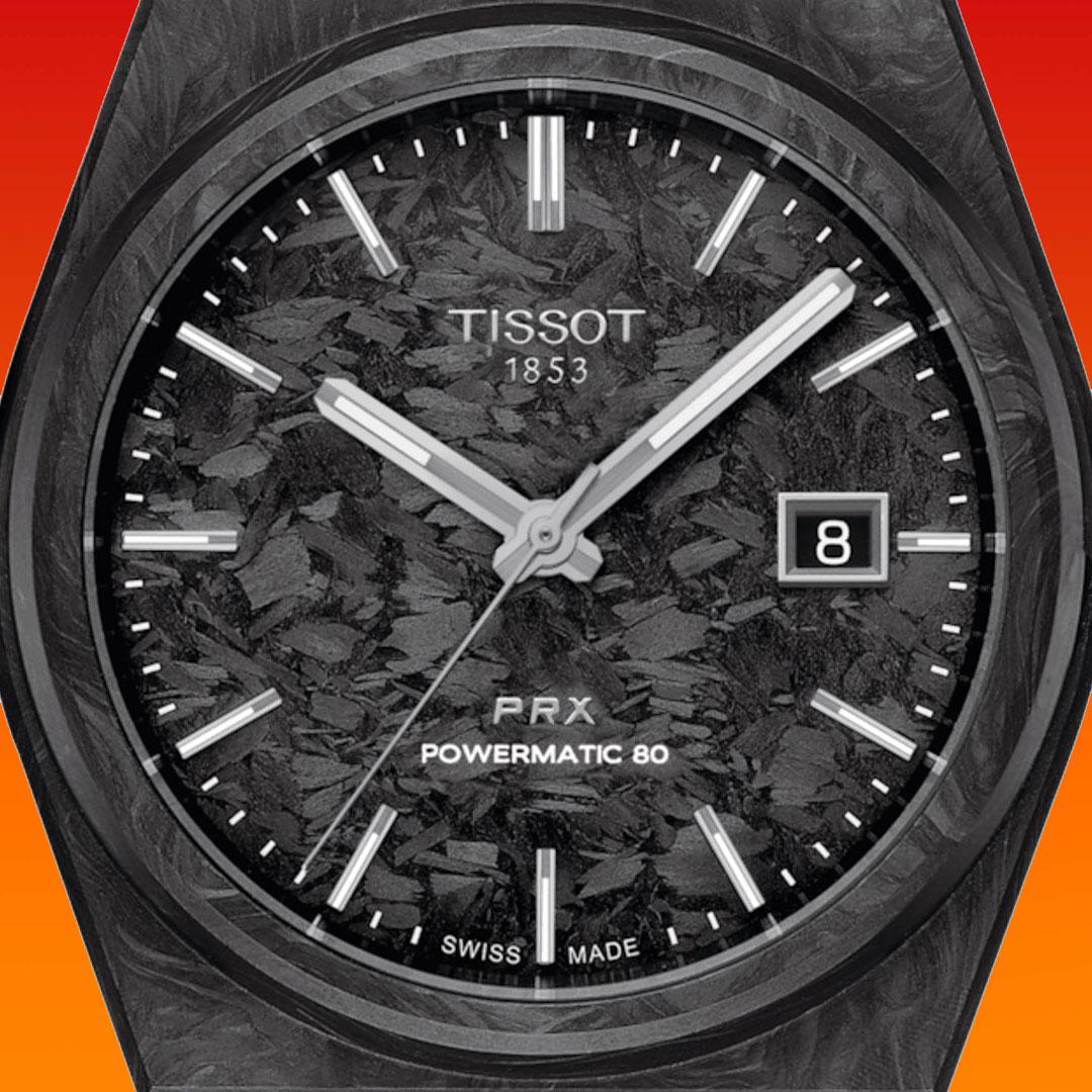  Shop Authentic Tissot PRX Powermatic 80 Carbon Black Dial Black Rubber Strap Watch for Men - T137.907.97.201.00 - Luxxuri