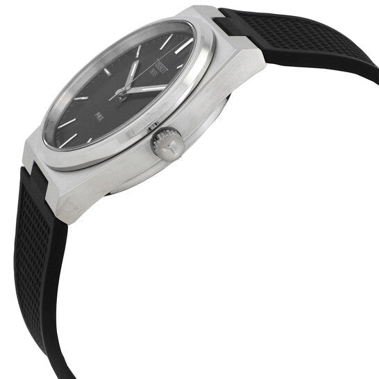  Shop Authentic Tissot PRX Black Dial Black Rubber Strap Watch For Men - T137.410.17.051.00 - Luxxuri