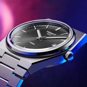 Shop Authentic Tissot PRX Quartz Black Dial Silver Steel Strap Watch For Men - T137.410.11.051.00 - Luxxuri