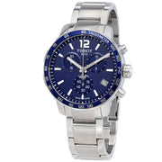  Shop Authentic Tissot Quickster Chronograph Blue Dial Watch For Men - T095.417.11.047.00 - Luxxuri