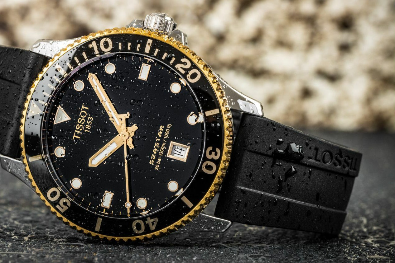 Shop Authentic Tissot Seastar 1000 Black Dial Black Rubber Strap Watch For Men - T120.410.27.051.00 - Luxxuri