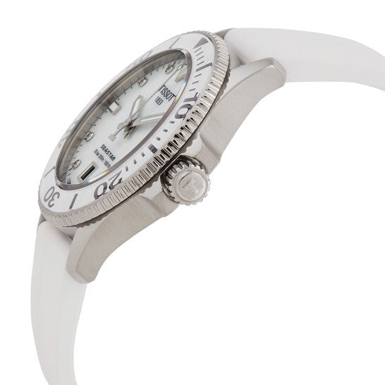  Shop Authentic Tissot Seastar 1000 Mother of Pearl White Dial White Rubber Strap Watch for Women - T120.210.17.116.00 - Luxxuri