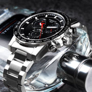  Shop Authentic Tissot Supersport Chrono Black Dial Silver Steel Strap Watch For Men - T125.617.11.051.00 - Luxxuri