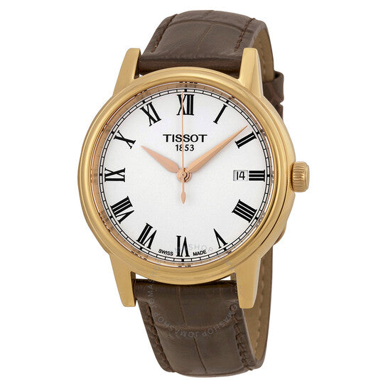  Shop Authentic Tissot T Classic Carson White Dial Brown Leather Strap Watch For Men - T085.410.36.013.00 - Luxxuri