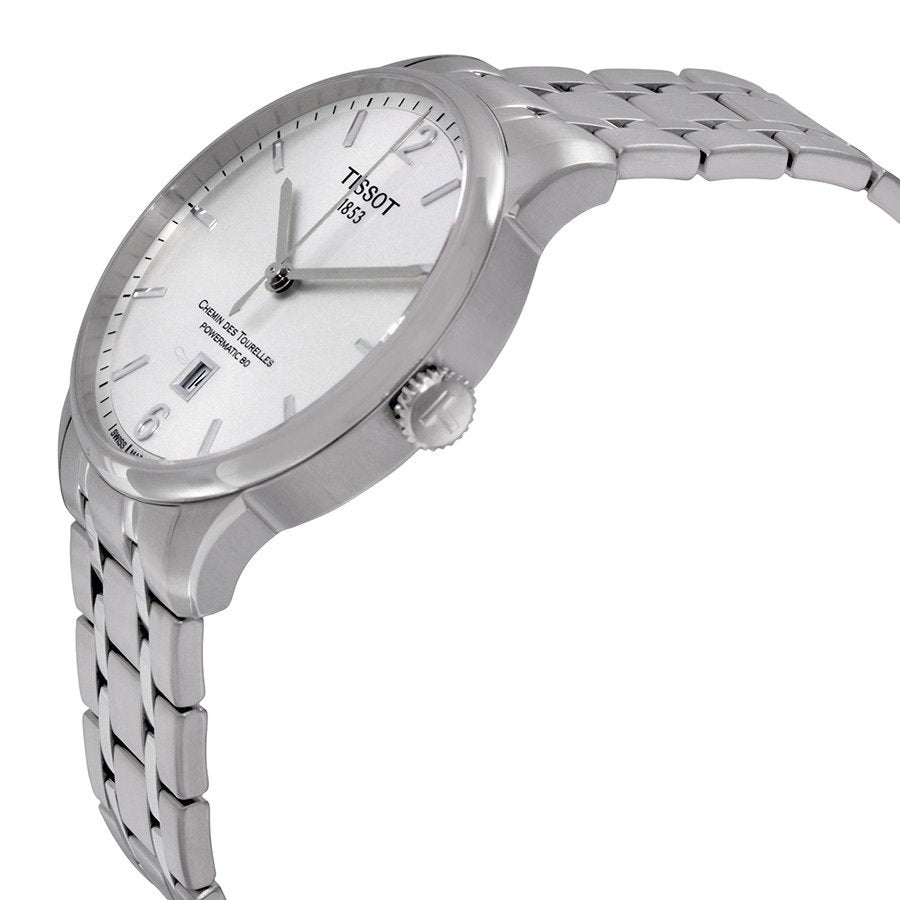  Shop Authentic Tissot Chemin Des Tourelles Powermatic 80 Lady White Dial Silver Steel Strap Watch For Women - T099.207.11.037.00 - Luxxuri