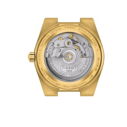  Shop Authentic Tissot PRX Powermatic 80 Gold Dial Gold Steel Strap Watch for Men - T137.207.33.021.00 - Luxxuri