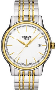  Shop Authentic Tissot T Classic Carson Quartz White Dial Two Tone Steel Strap Watch for Men - T085.410.22.011.00 - Luxxuri