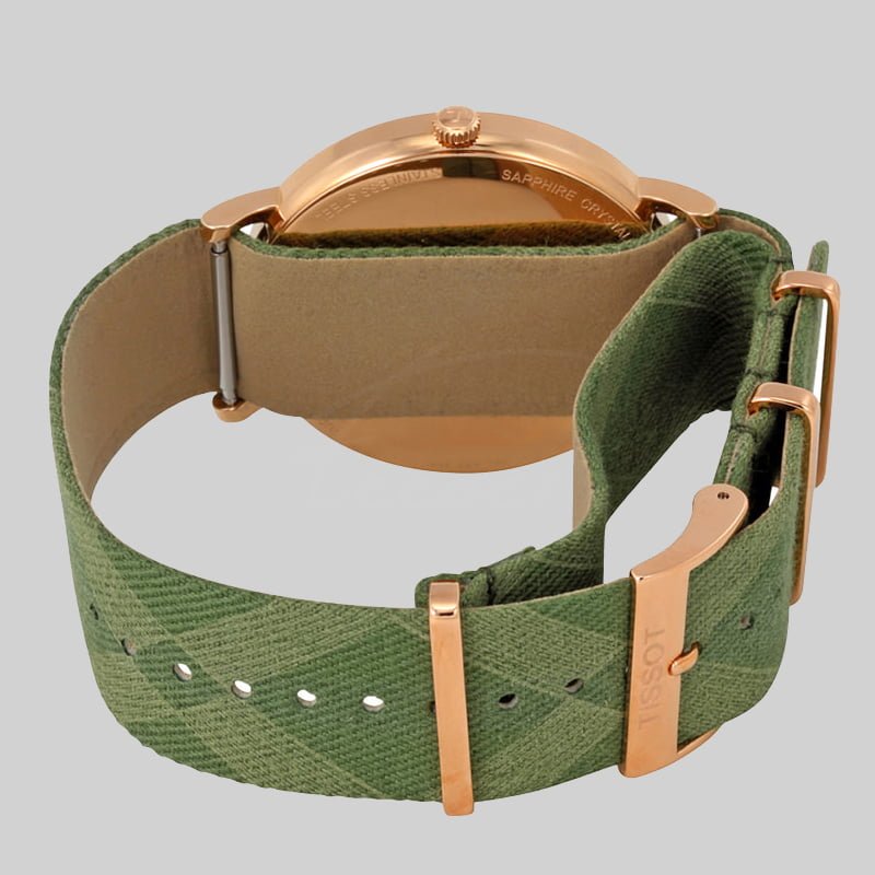  Shop Authentic Tissot T Classic Everytime White Dial Green Nylon Strap Watch for Men - T109.610.38.032.00 - Luxxuri