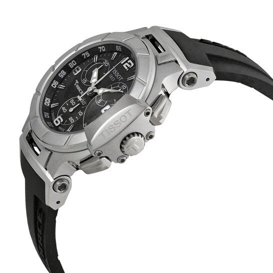  Shop Authentic Tissot T Race Chronograph Black Dial Black Rubber Strap Watch for Women - T048.217.17.057.00 - Luxxuri