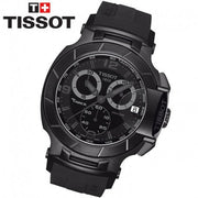  Shop Authentic Tissot T Race Chronograph Black Dial Black Rubber Strap Watch for Men - T048.417.37.057.00 - Luxxuri