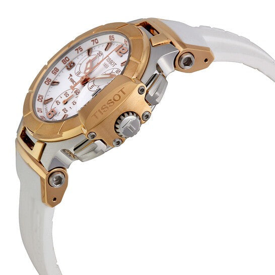  Shop Authentic Tissot T Race Chronograph White Dial White Rubber Strap Watch for Women - T048.217.27.017.00 - Luxxuri
