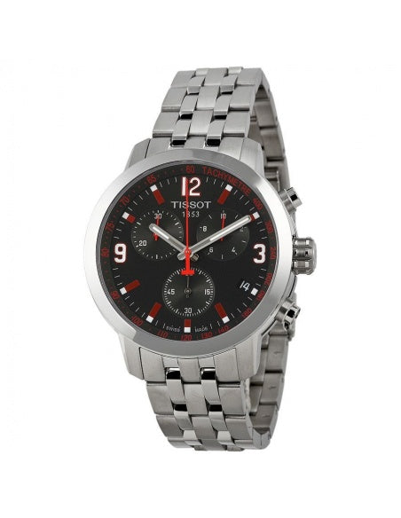  Shop Authentic Tissot PRC 200 Asian Games Special Edition Black Dial Silver Steel Strap Watch For Men - T055.417.11.057.01 - Luxxuri