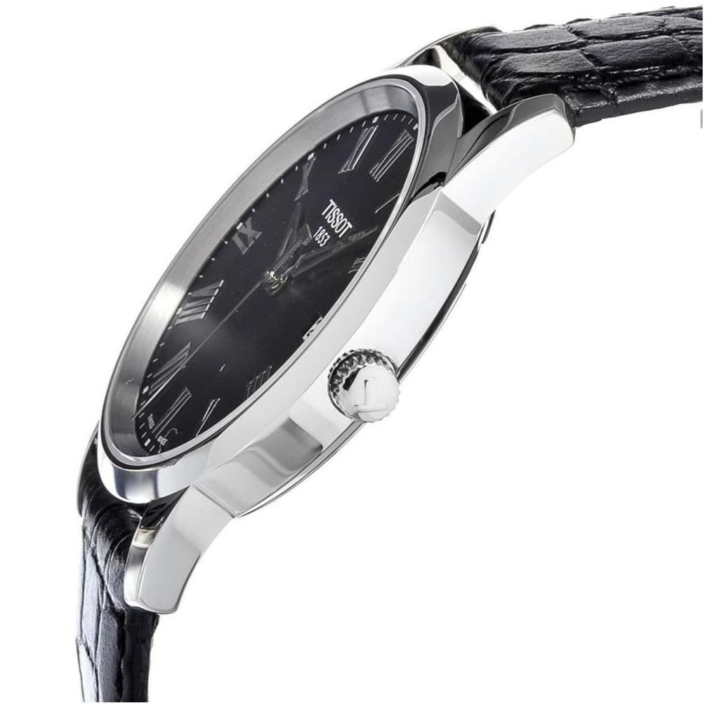  Shop Authentic Tissot Classic Dream Black Dial Black Leather Strap Watch for Men - T033.410.16.053.01 - Luxxuri