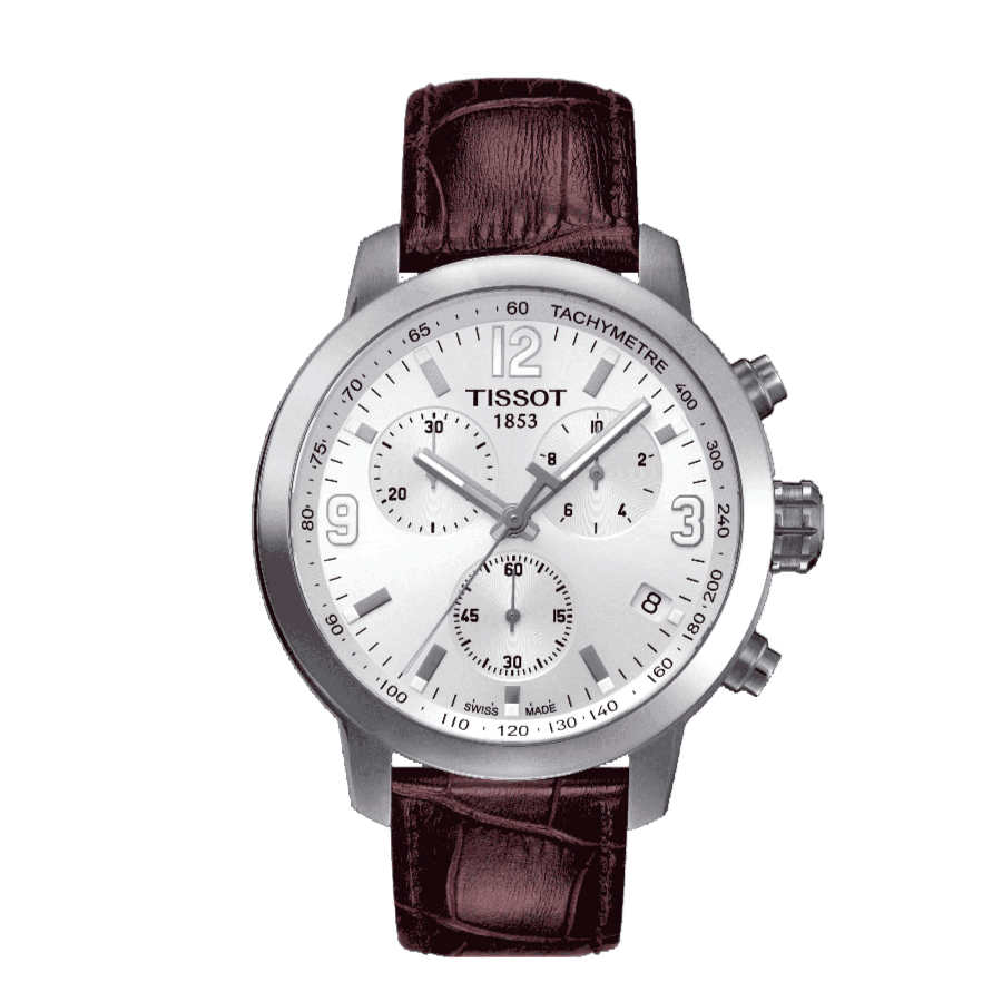  Shop Authentic Tissot PRC 200 Chronograph White Dial Watch For Men - T055.417.16.017.01 - Luxxuri