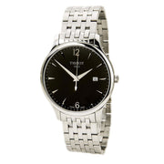  Shop Authentic Tissot T Classic Tradition Black Dial Silver Steel Strap Watch For Men - T063.610.11.057.00 - Luxxuri