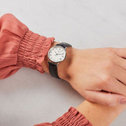  Shop Authentic Tissot Everytime Small White Dial Black Leather Strap Watch For Women - T109.210.16.033.00 - Luxxuri