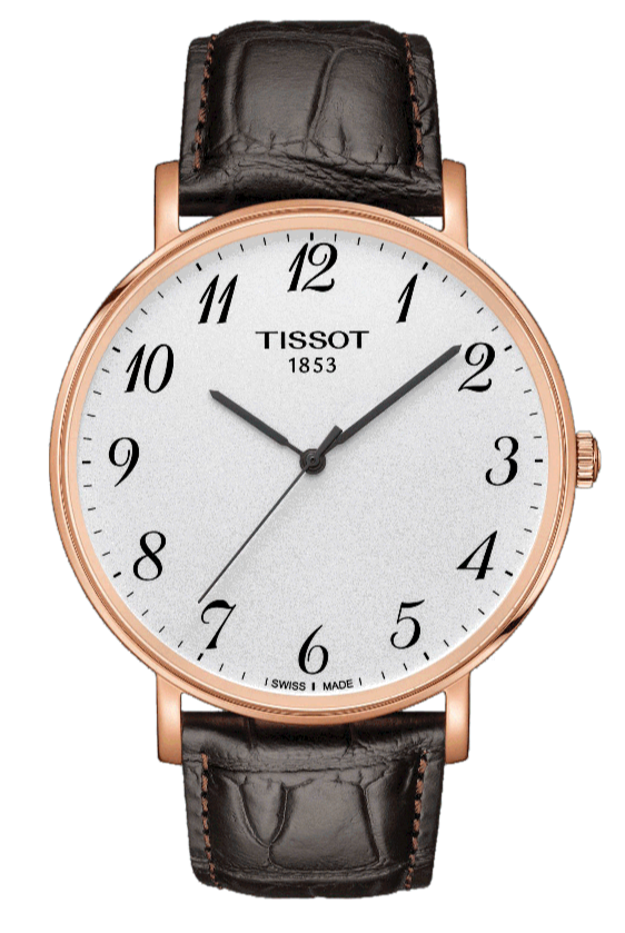  Shop Authentic Tissot T Classic Everytime White Dial Black Leather Strap Watch For Men - T109.610.36.032.00 - Luxxuri