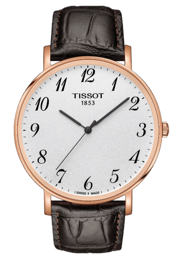  Shop Authentic Tissot T Classic Everytime White Dial Black Leather Strap Watch For Men - T109.610.36.032.00 - Luxxuri