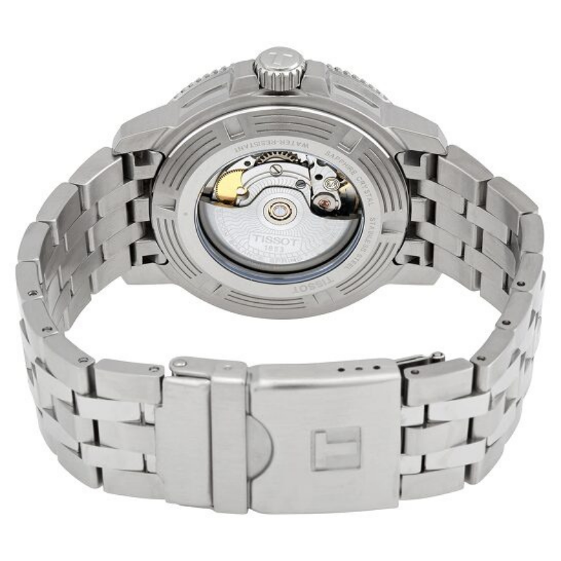  Shop Authentic Tissot T Sport Seastar 1000 Powermatic Silicium Blue Dial Silver Steel Strap Watch For Men - T120.407.11.041.01 - Luxxuri