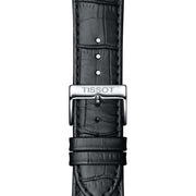  Shop Authentic Tissot Carson Premium Automatic Lady Silver Dial Black Leather Strap Watch for Women - T122.207.16.033.00 - Luxxuri