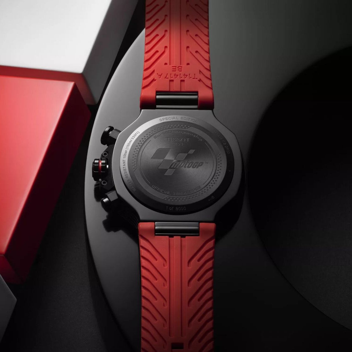  Shop Authentic Tissot T Race Chronograph Black Dial Red Rubber Strap Watch For Men - T141.417.37.057.01 - Luxxuri