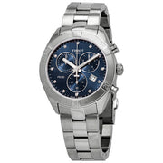  Shop Authentic Tissot PR 100 Sport Chic Chronograph Diamonds Blue Dial Silver Steel Strap Watch for Women - T101.917.11.046.00 - Luxxuri