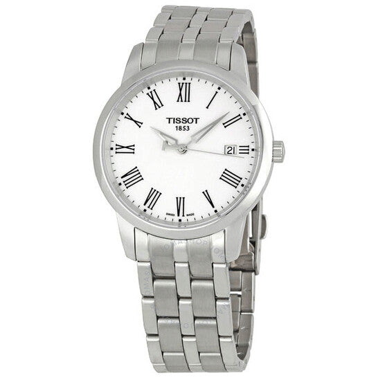 Shop Authentic Tissot T Classic Dream White Dial Silver Steel Strap Watch for Men - T033.410.11.013.01 - Luxxuri