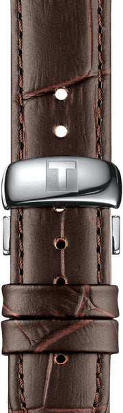  Shop Authentic Tissot T Classic Tradition 5.5 Quartz White Dial Brown Leather Strap Watch For Men - T063.409.16.018.00 - Luxxuri