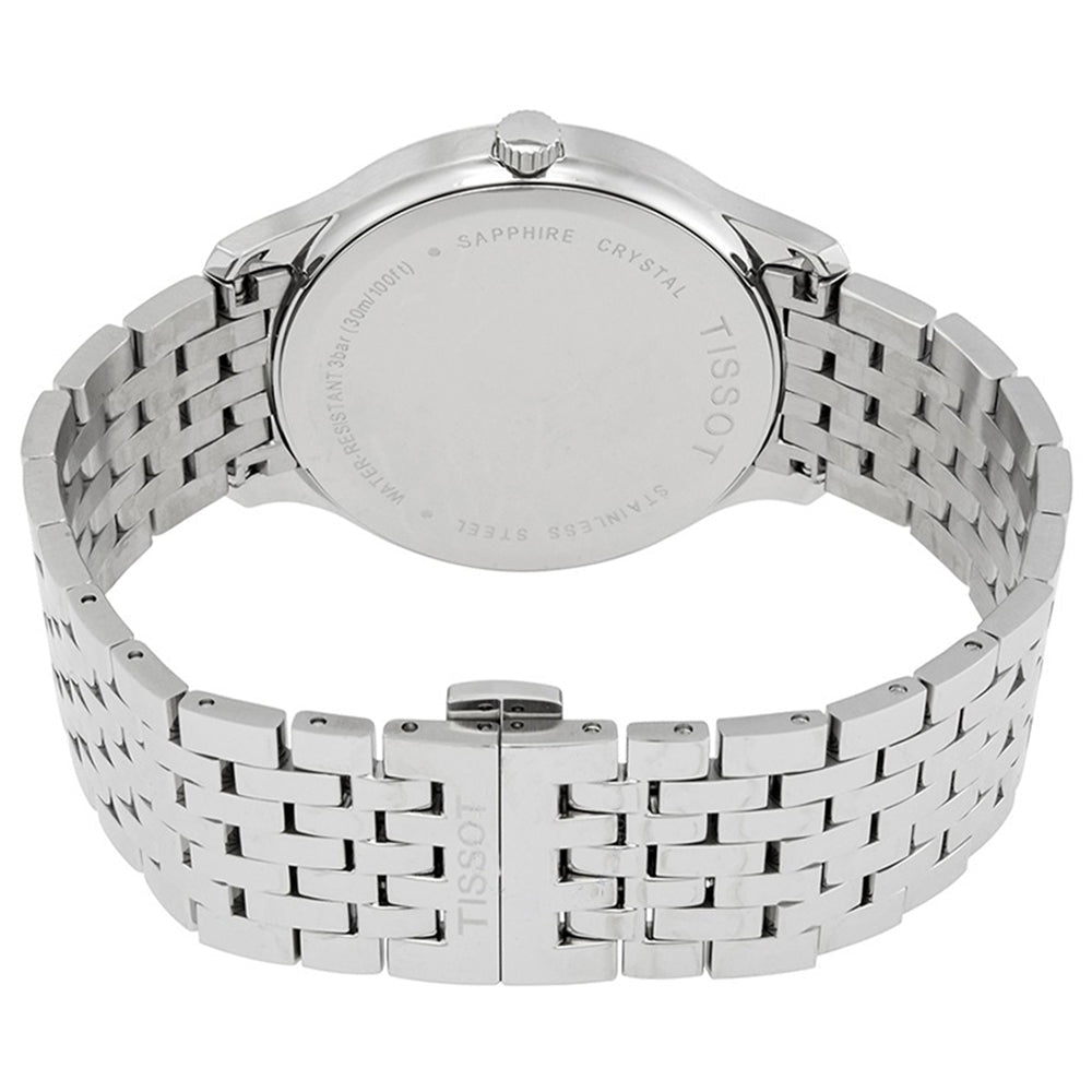  Shop Authentic Tissot T Classic Tradition Black Dial Silver Steel Strap Watch For Men - T063.610.11.057.00 - Luxxuri
