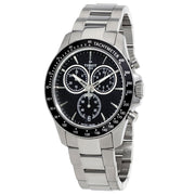  Shop Authentic Tissot V8 Quartz Chronograph Black Dial Silver Steel Strap Watch For Men - T106.417.11.051.00 - Luxxuri