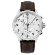 Shop Authentic Tissot T Sport Chrono XL Classic Silver Dial Brown Leather Strap Watch For Men - T116.617.16.037.00 - Luxxuri