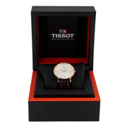  Shop Authentic Tissot Everytime Gent Silver Dial Brown Leather Strap Watch for Men - T143.410.36.011.00 - Luxxuri