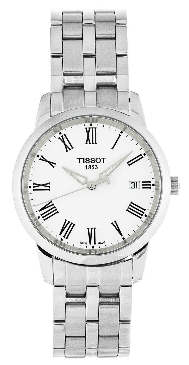  Shop Authentic Tissot T Classic Dream White Dial Silver Steel Strap Watch for Men - T033.410.11.013.01 - Luxxuri