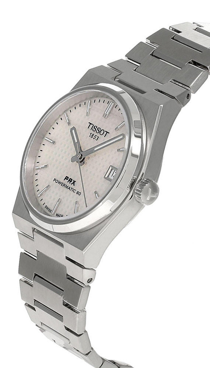  Shop Authentic Tissot PRX Powermatic 80 White Dial Silver Steel Strap Watch for Men - T137.207.11.111.00 - Luxxuri