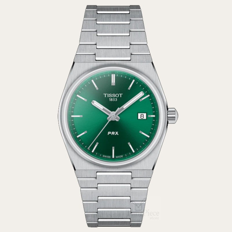  Shop Authentic Tissot PRX Quartz Green Dial Steel Silver Steel Strap Watch for Men - T137.410.11.081.00 - Luxxuri