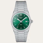  Shop Authentic Tissot PRX Quartz Green Dial Steel Silver Steel Strap Watch for Men - T137.410.11.081.00 - Luxxuri