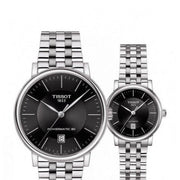  Shop Authentic Tissot T Classic Carson Premium Automatic Lady Black Dial Silver Steel Strap Watch for Women - T122.207.11.051.00 - Luxxuri