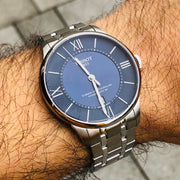  Shop Authentic Tissot Chemin Des Tourelles Powermatic 80 Blue Dial Silver Steel Strap Watch for Men - T099.407.11.048.00 - Luxxuri