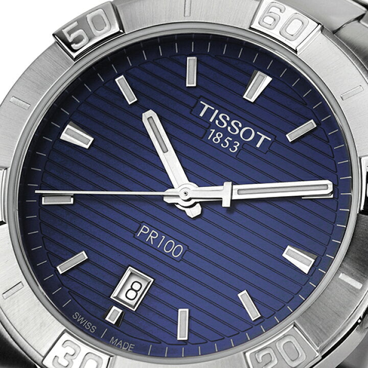  Shop Authentic Tissot PR 100 Sport Blue Dial Silver Steel Strap Watch For Men - T101.610.11.041.00 - Luxxuri
