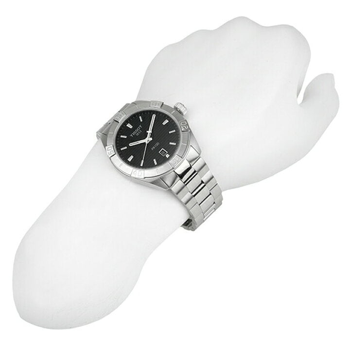  Shop Authentic Tissot PR 100 Sport Quartz Black Dial Silver Steel Strap Watch For Men - T101.610.11.051.00 - Luxxuri