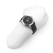  Shop Authentic Tissot Gentleman Powermatic 80 Silicium Black Dial Brown Leather Strap Watch For Men - T127.407.16.051.01 - Luxxuri