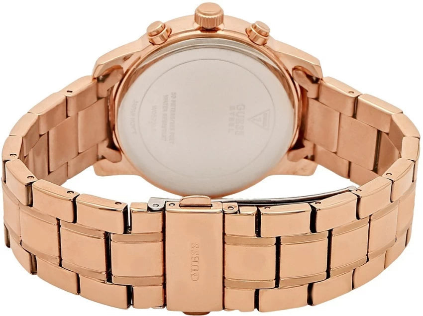  Shop Authentic Guess Mini Surprise Analog Silver Dial Rose Gold Steel Strap Watch For Women - W0623L2 - Luxxuri