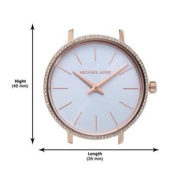  Shop Authentic Michael Kors Pyper Three Hand White Dial Black Leather Strap Watch For Women - MK2835 - Luxxuri