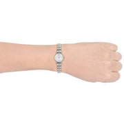  Shop Authentic Emporio Armani Gianni T Bar Quartz Silver Dial Silver Steel Strap Watch For Women - AR1935 - Luxxuri