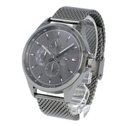  Shop Authentic Tommy Hilfiger Shawn Chronograph Quartz Grey Dial Grey Mesh Bracelet Watch for Men - 1791613 - Luxxuri