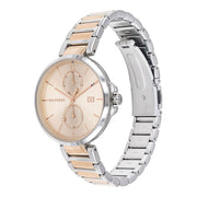  Shop Authentic Tommy Hilfiger Angela Chronograph Pink Dial Two Tone Steel Strap Watch for Women - 1782127 - Luxxuri