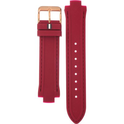  Shop Authentic Tommy Hilfiger Claudia Red Dial Two Tone Steel Strap Watch for Women - 1781744 - Luxxuri